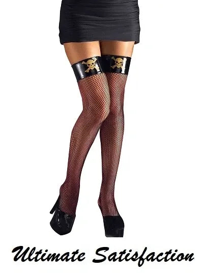 SKULL TOPPED STOCKINGS REGULAR