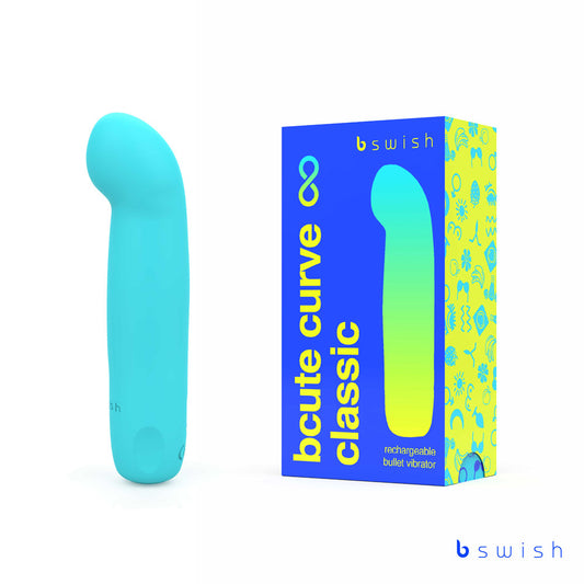 Bcute Curve Infinite Classic Electric Blue Blue 10 Cm Usb Rechargeable Vibrator