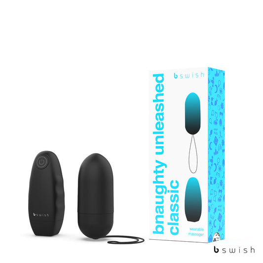 Bnaughty Classic Unleashed Black Black 7.6 Cm Bullet With Wireless Remote Control