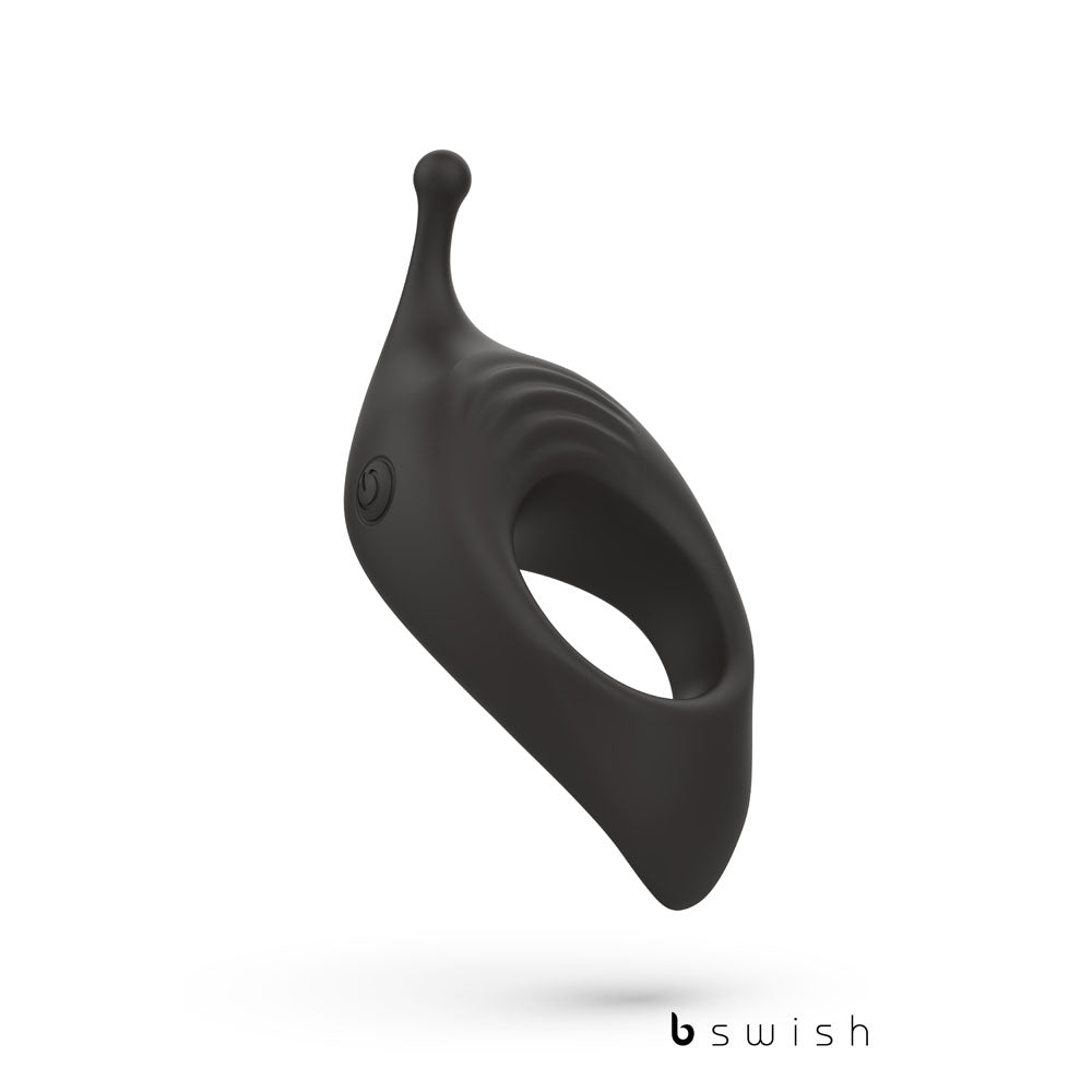 B Charmed Rhythm Infinite Deluxe Black Black Usb Rechargeable Vibrating Cock Ring