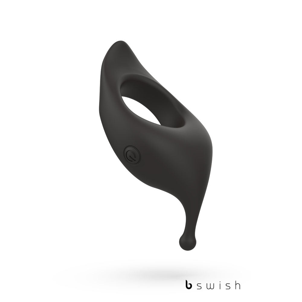 B Charmed Rhythm Infinite Deluxe Black Black Usb Rechargeable Vibrating Cock Ring