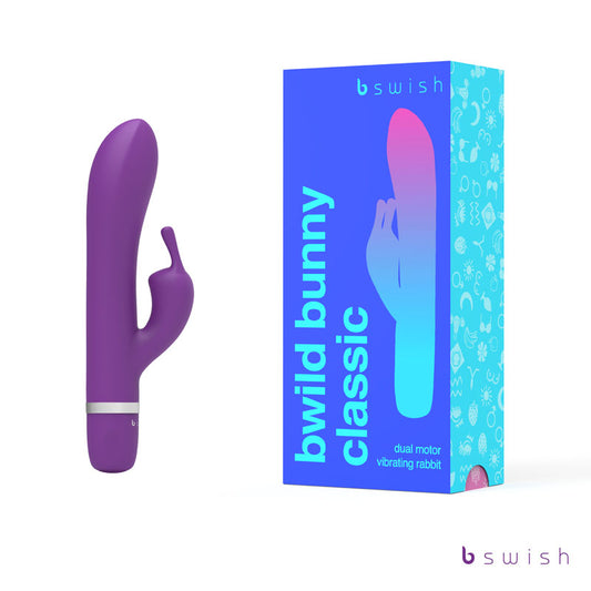 Bwild Classic Bunny Purple Purple 15.2 Cm (6'') Rabbit Vibrator