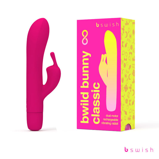 Bwild Classic Bunny Infinite Sunset Pink Sunset Pink 15.2 Cm Usb Rechargeable Rabbit Vibrator
