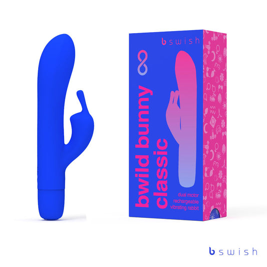 Bwild Classic Bunny Infinite Pacific Blue Pacific Blue 15.2 Cm Usb Rechargeable Rabbit Vibrator