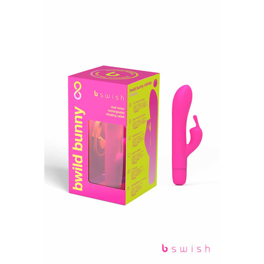 Bwild Classic Bunny Infinite Limited Edition Sunset Pink Sunset Pink 15.2 Cm Usb Rechargeable Rabbit Vibrator With Limited Edition Storage Case