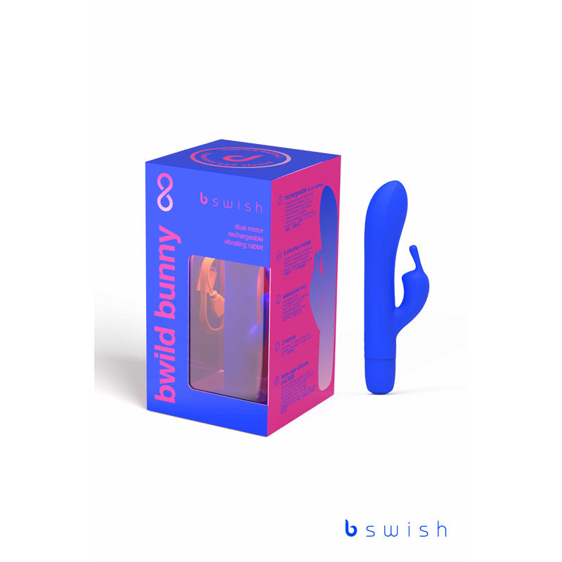 Bwild Classic Bunny Infinite Limited Edition Pacific Blue Pacific Blue 15.2 Cm Usb Rechargeable Rabbit Vibrator With Limited Edition Storage Case