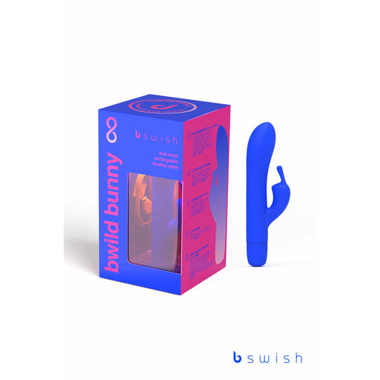 Bwild Classic Bunny Infinite Limited Edition Pacific Blue Pacific Blue 15.2 Cm Usb Rechargeable Rabbit Vibrator With Limited Edition Storage Case