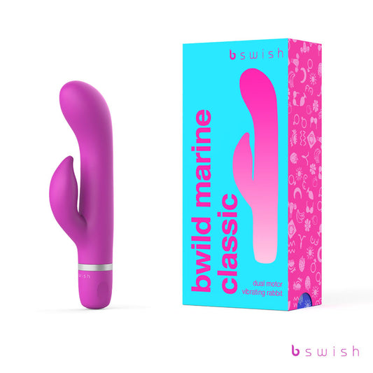Bwild Classic Marine Cerise Cerise 15.2 Cm Rabbit Vibrator