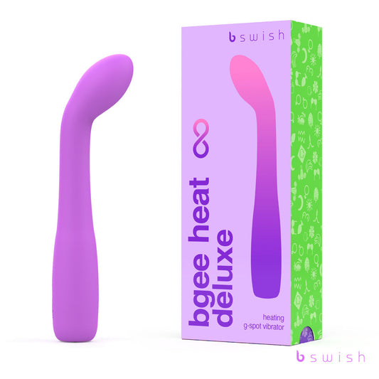 Bgee Heat Infinite Deluxe Sweet Lavender Sweet Lavender 18 Cm Usb Rechargeable Vibrator