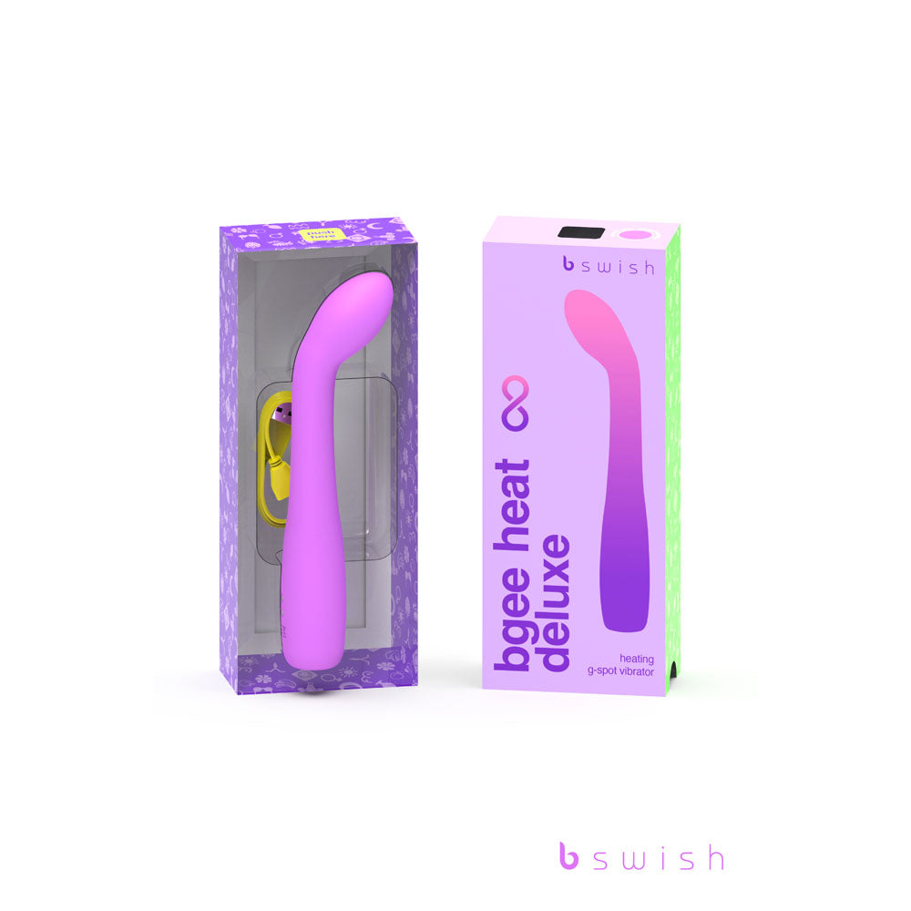 Bgee Heat Infinite Deluxe Sweet Lavender Sweet Lavender 18 Cm Usb Rechargeable Vibrator