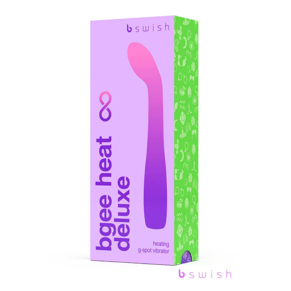 Bgee Heat Infinite Deluxe Sweet Lavender Sweet Lavender 18 Cm Usb Rechargeable Vibrator