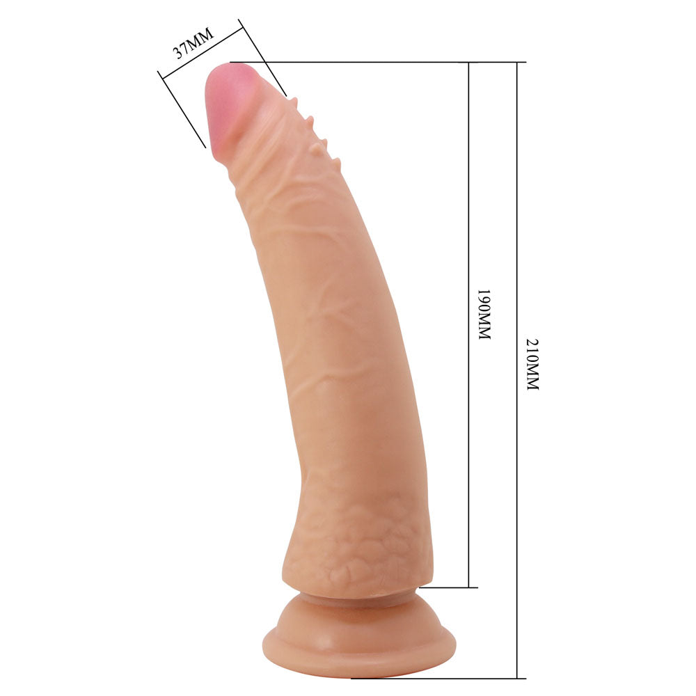 Party Up Steven Slide Skin Dong Flesh 21 Cm Flexible Dildo