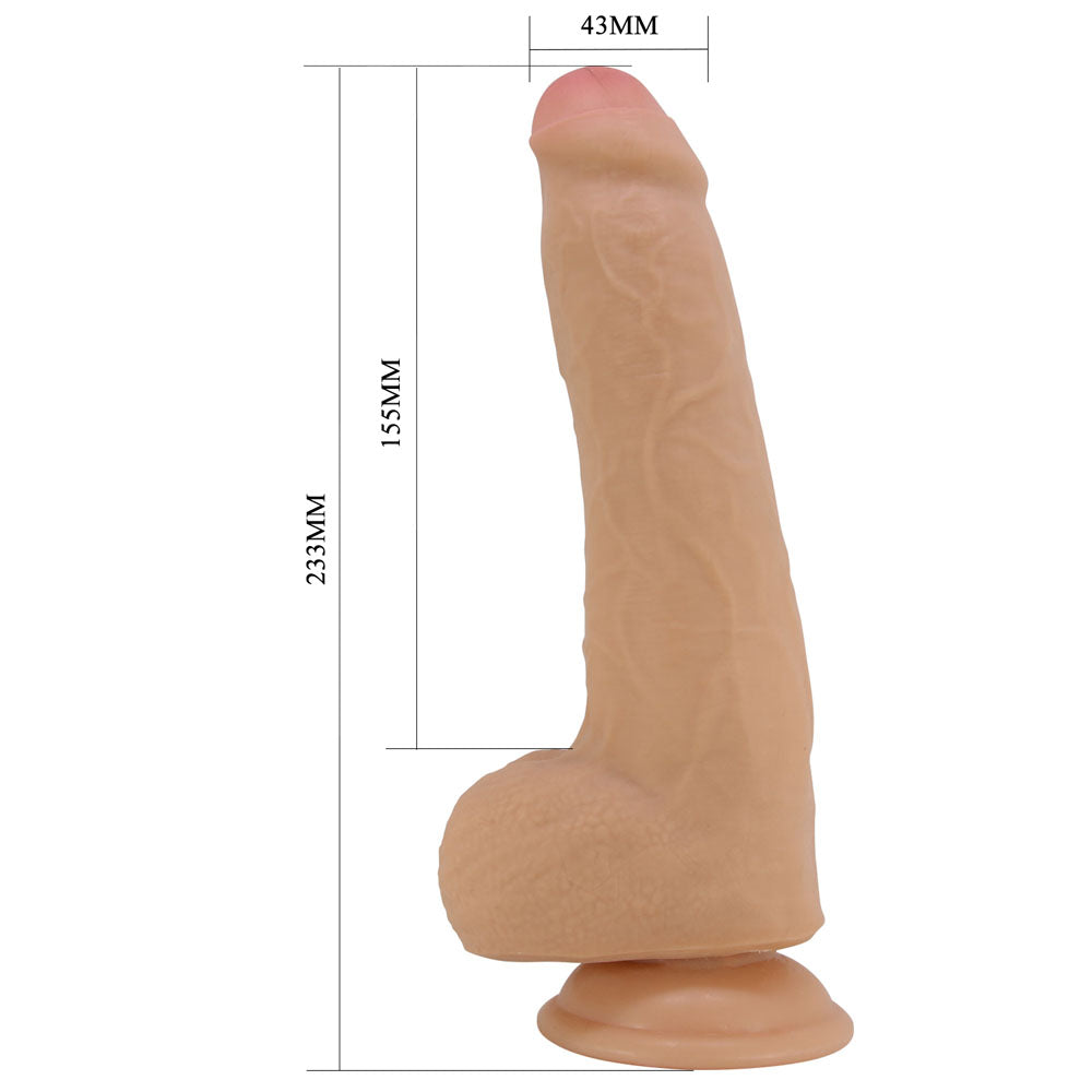 Party Up Thomas Slide Skin Dong Flesh 23 Cm Flexible Dildo