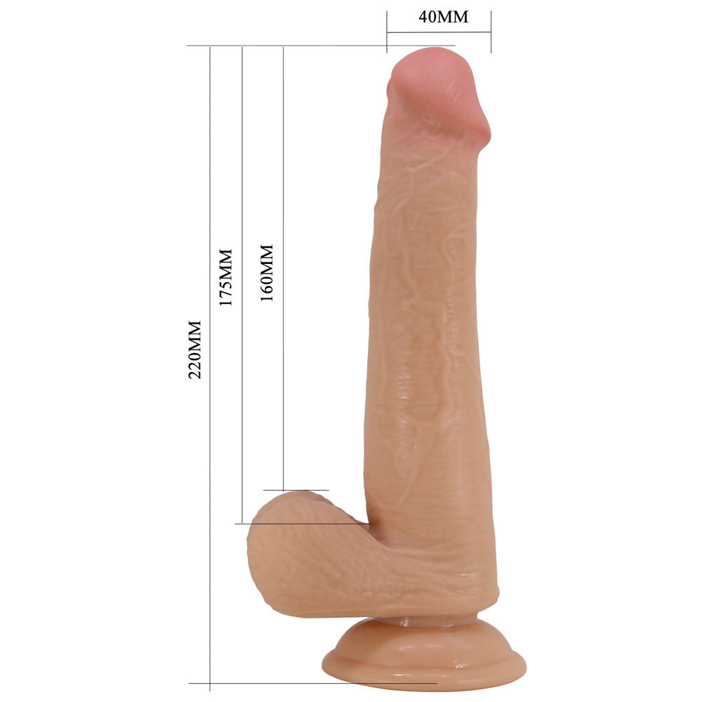 Party Up Tim Slide Skin Dong Flesh 22 Cm Flexible Dildo