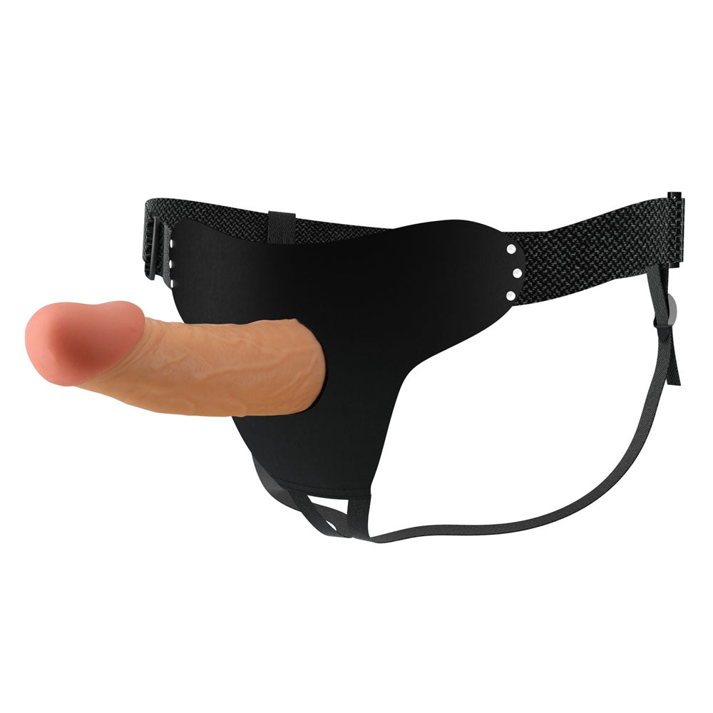 Party Up Nathan Strap On Flesh 17.5 Cm Hollow Strap On