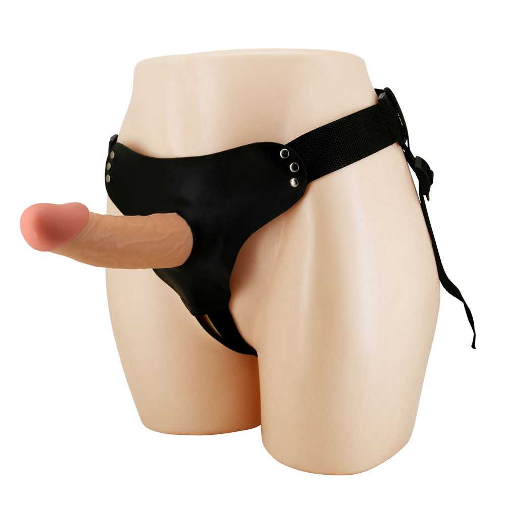 Party Up Nathan Strap On Flesh 17.5 Cm Hollow Strap On
