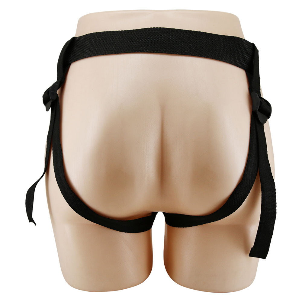 Party Up Nick Strap On Harness Black Adjustable Strap On Harness (No Probe Included)