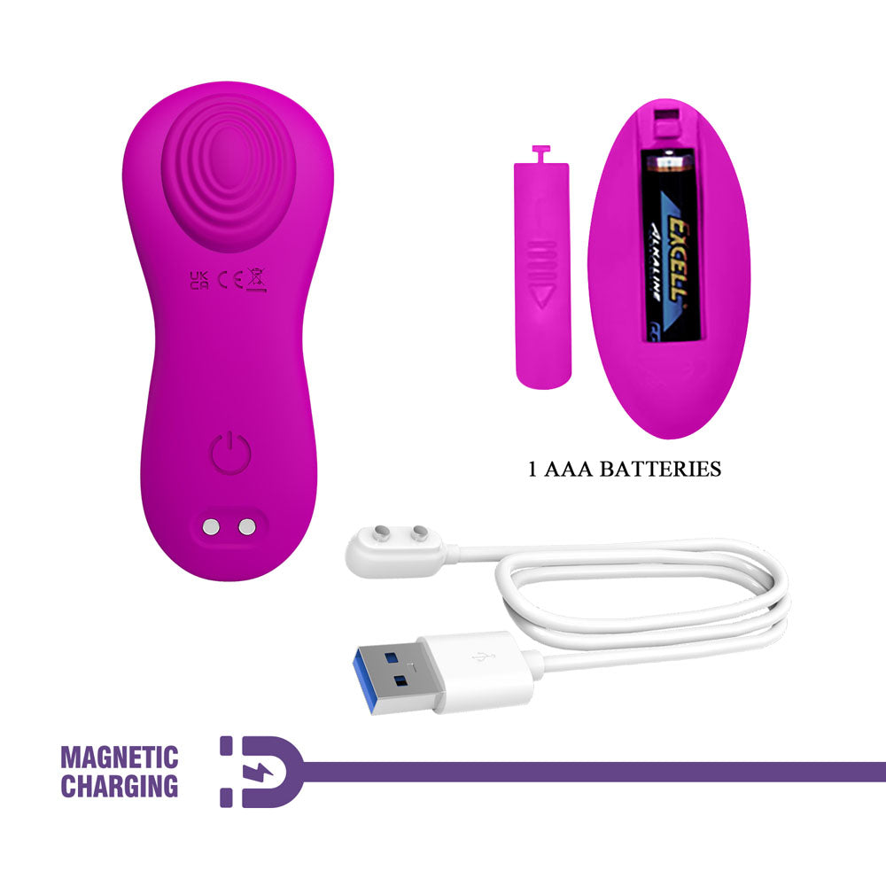Party Up Michael Panty Vibe Pink Pink Usb Rechargeable Panty Vibrator With Wireless Remote Control