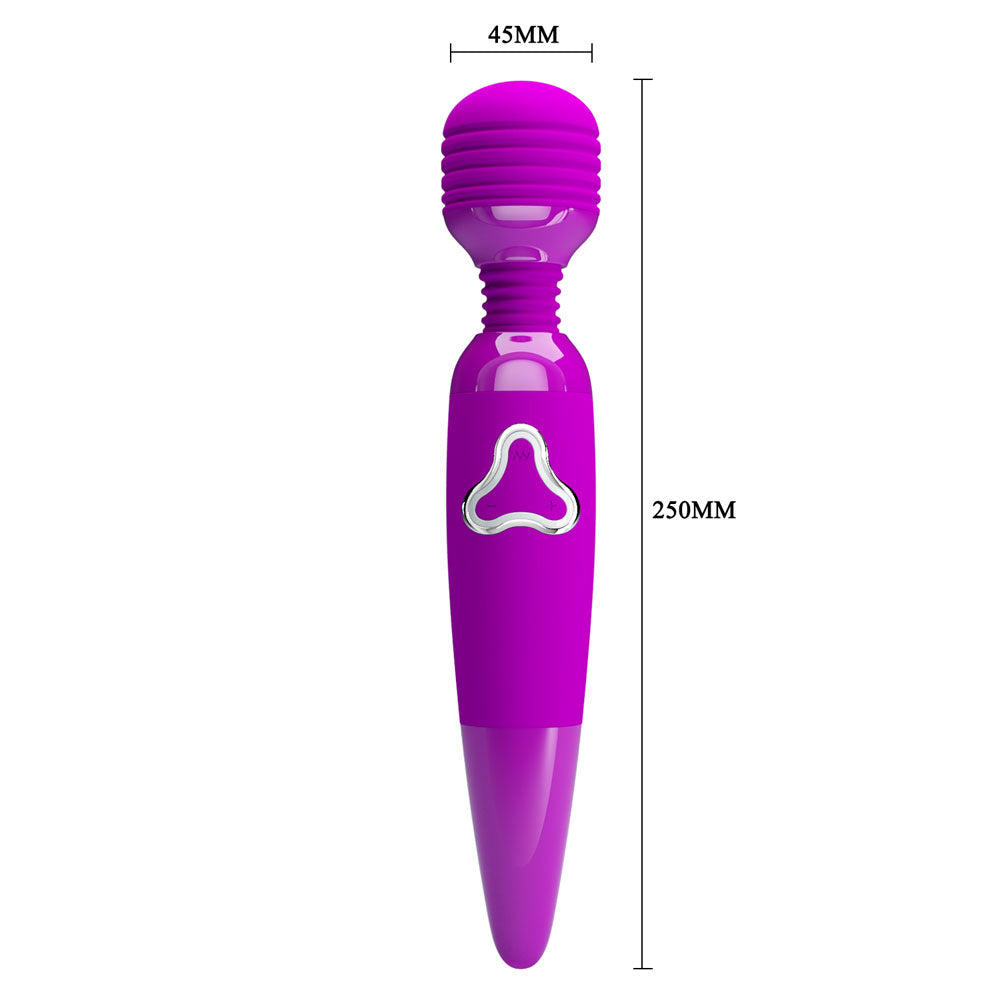 Party Up Bruce Wand Pink Pink 25 Cm Usb Rechargeable Massage Wand
