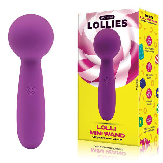 Bodywand Lolli Mini Wand Purple Purple 11 Cm Usb Rechargeable Mini Massage Wand