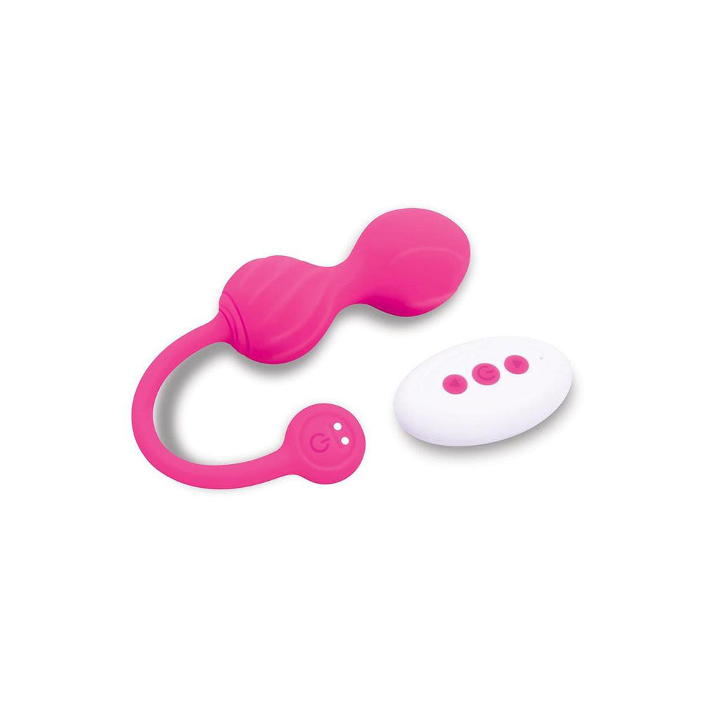 Bodywand Squeeze Remote Control Pelvic Floor Trainer Pink Usb Rechargeable Weighted Kegel Balls With Remote