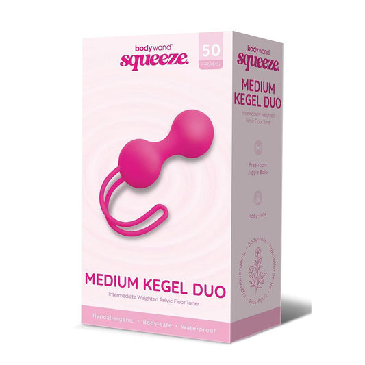 Bodywand Squeeze Medium Kegel Duo Pink Kegel Balls 50 Grams