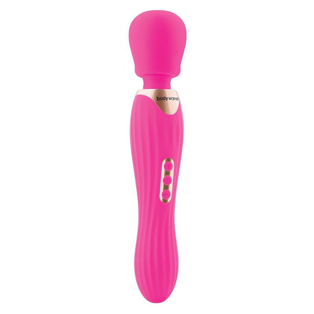 Bodywand Rumble Wand 12 Inch Hot Pink Hot Pink 30 Cm Usb Rechargeable Massage Wand