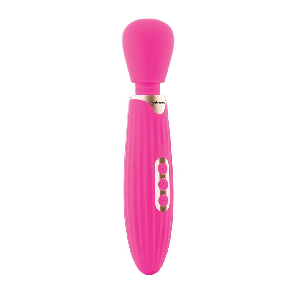 Bodywand Rumble Wand 8 Inch Hot Pink 20.3 Cm Usb Rechargeable Massage Wand