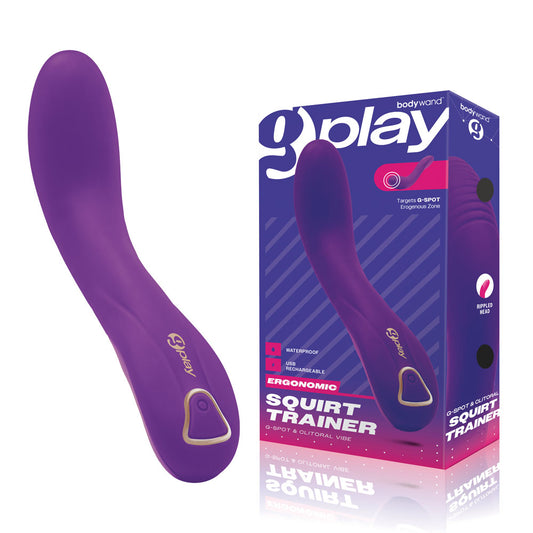 Bodywand G Play Ergonomic Squirt Trainer Purple 19 Cm Usb Rechargeable Vibrator