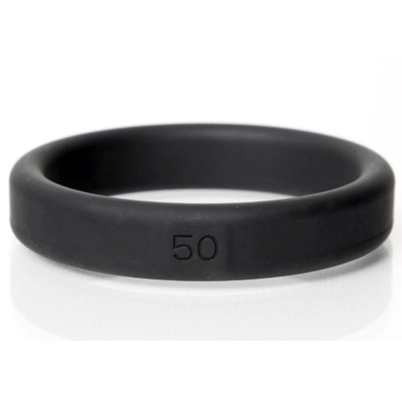 Boneyard Silicone Ring 5 Pcs Kit Black Cock Rings Set Of 5 Sizes