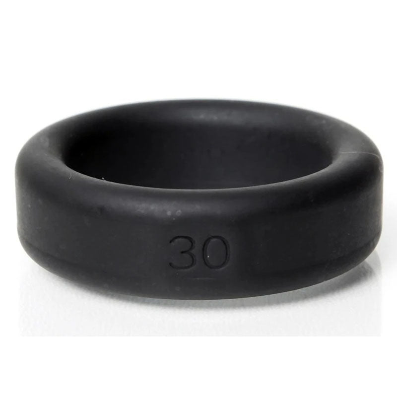 Boneyard Silicone Ring 30mm Black 30 Mm Cock Ring