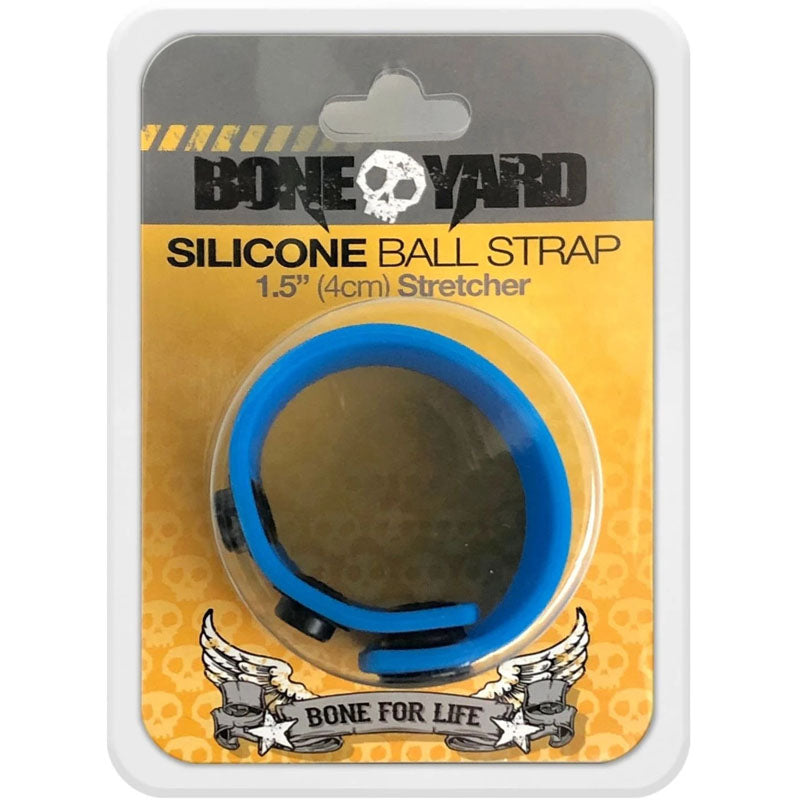 Boneyard Silicone Ball Strap Blue Blue 3 Snap 4 Cm Adjustable Ball Stretcher Ring