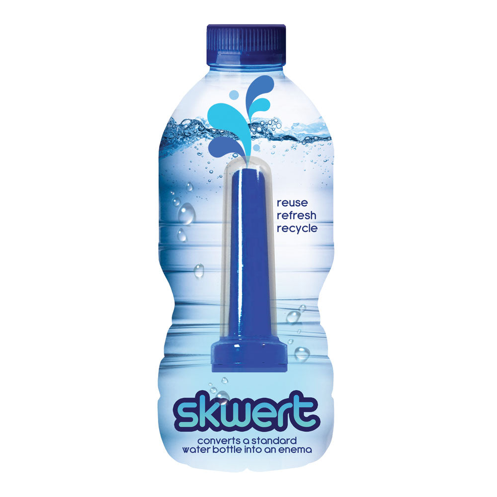 Boneyard Skwert 1 Piece Douche Nozzle Blue Douche Nozzle For Water Bottles