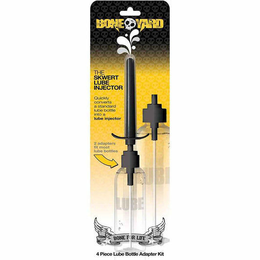 Boneyard Skwert Lube Injector Black Lube Injector For Bottles
