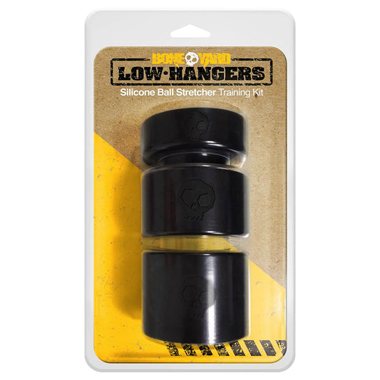 Boneyard Low Hangers Black Silicone Ball Stretcher Training Kit
