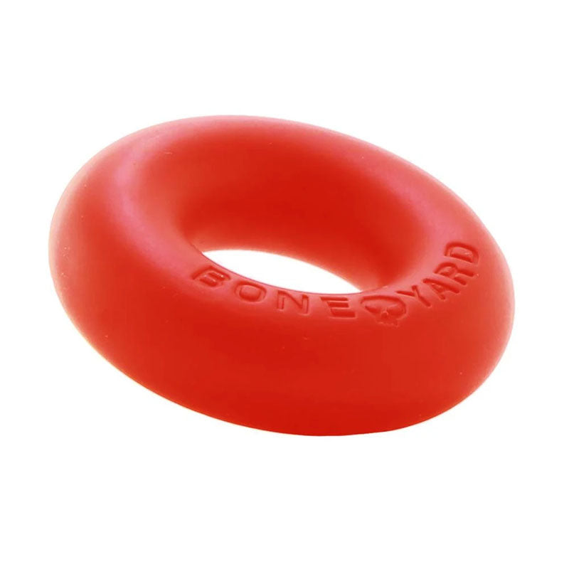 Boneyard Ultimate Silicone Cock Ring Red Red 50mm Cock Ring