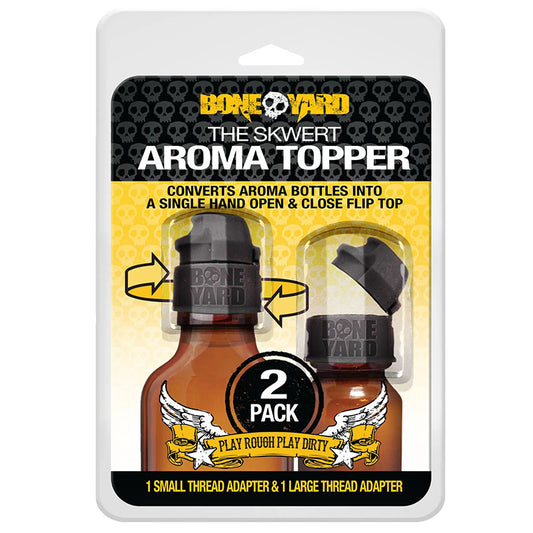 Boneyard The Skwert Aroma Topper 2 Pack Aroma Bottle Caps 1 Large And 1 Small