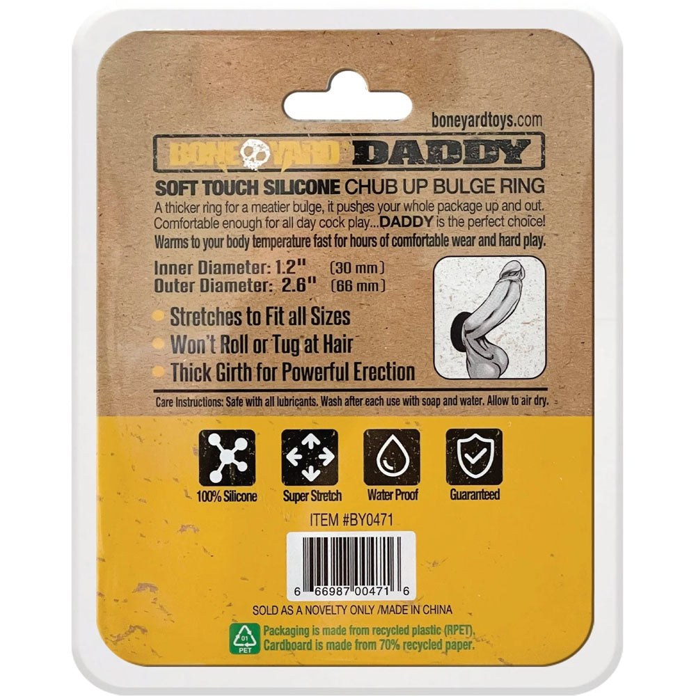 Boneyard Daddy Black Bulge Ring