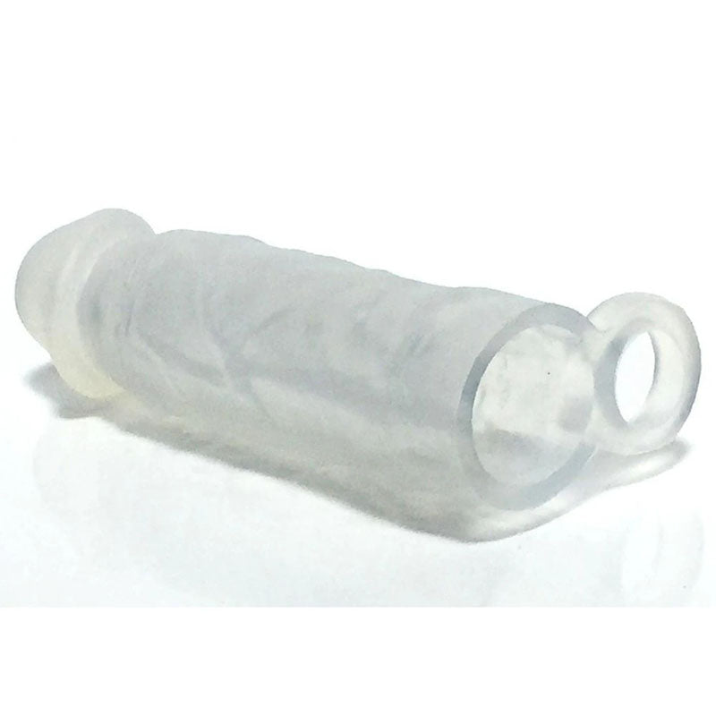 Boneyard Meaty Cock Extender Clear Clear Penis Extender Sleeve
