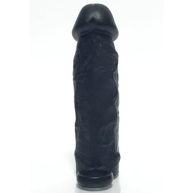 Boneyard Meaty Cock Extender Black Black Penis Extender Sleeve