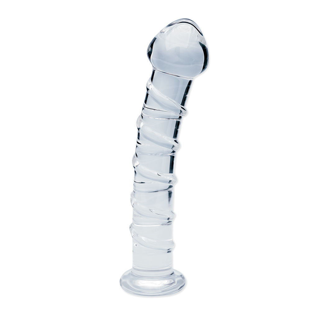Clarity Seraphic Spiral Clear 16 Cm Glass Dildo