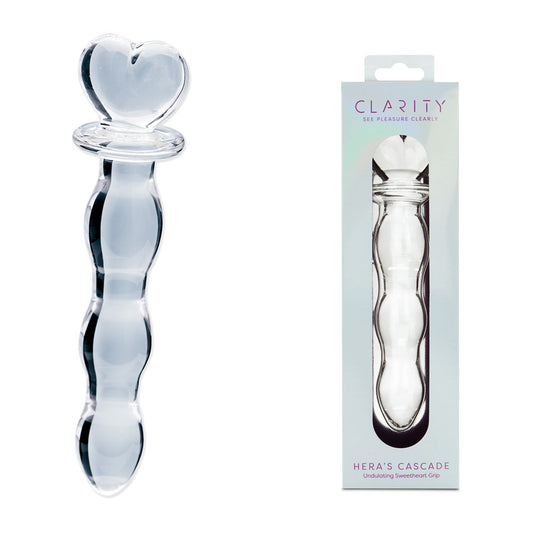 Clarity Hera's Cascade Clear 15 Cm Glass Dildo