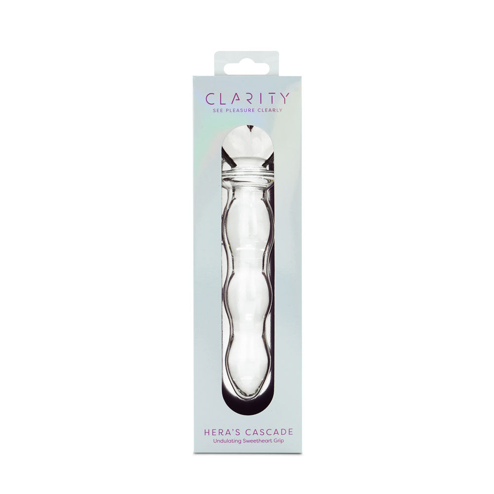 Clarity Hera's Cascade Clear 15 Cm Glass Dildo