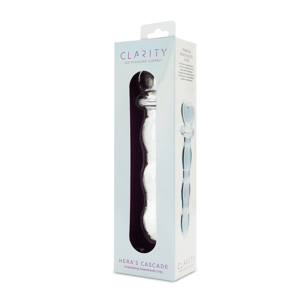 Clarity Hera's Cascade Clear 15 Cm Glass Dildo