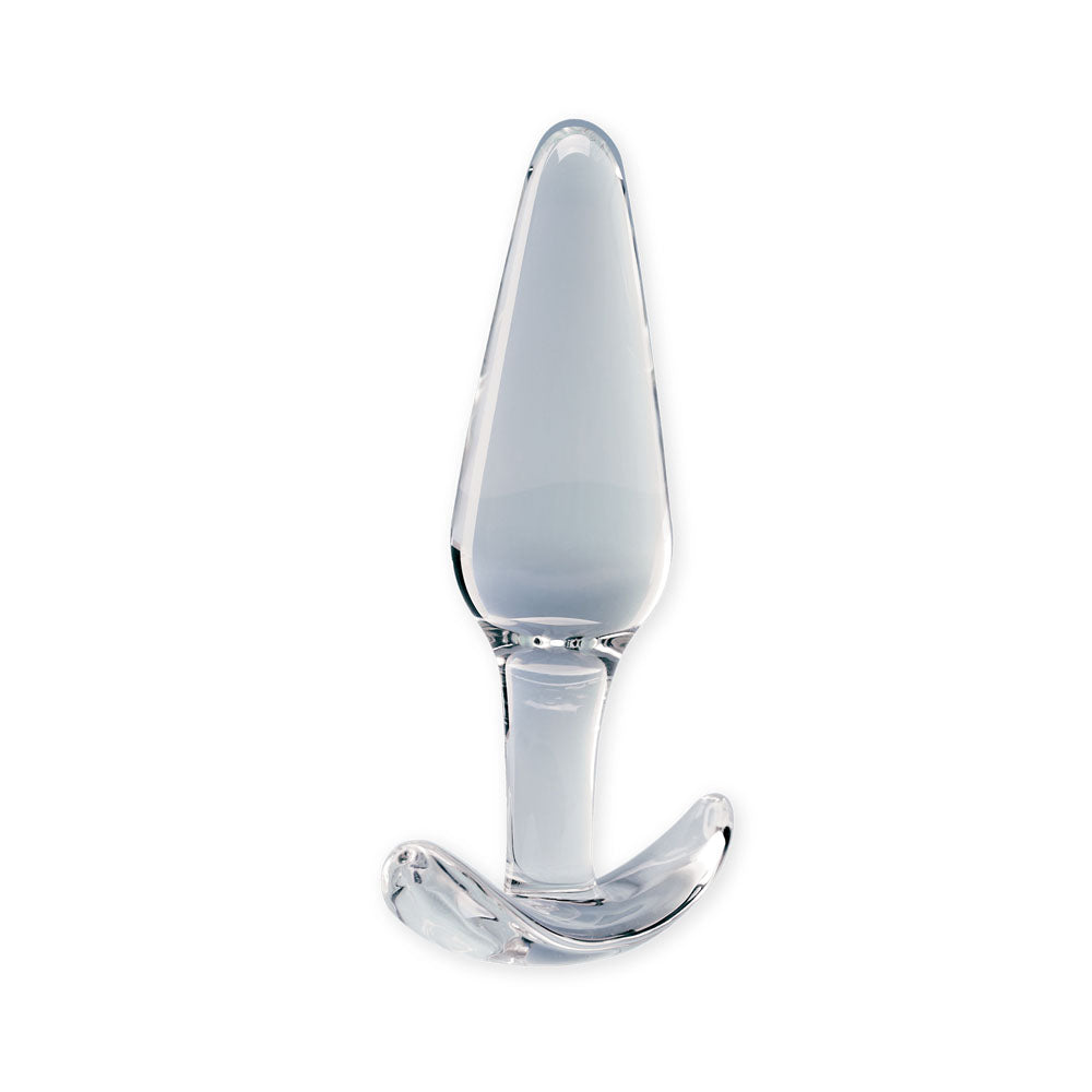 Clarity Utopian Floret Clear 11 Cm Glass Butt Plug