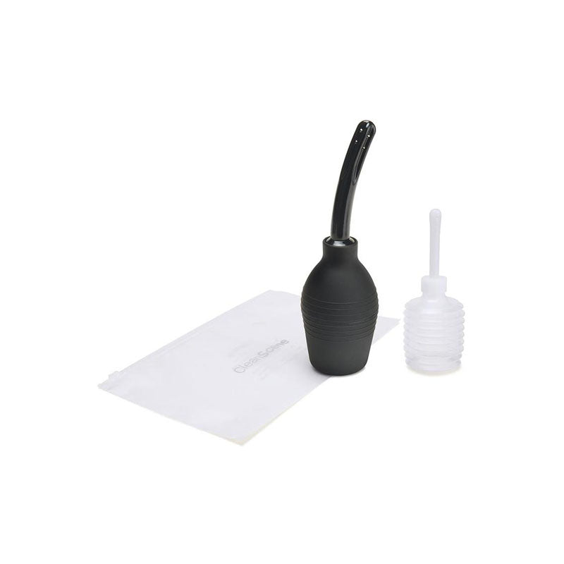 Clean Scene 4 Piece Medical Grade Douche Set With Soft Nozzle 310 Ml Capacity With Free Travel Douche Included