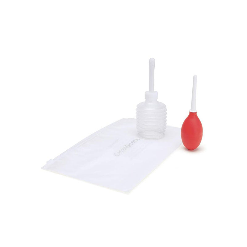 Clean Scene 4 Piece Mini Travel Douche With One Way Valve 60 Ml Capacity With Free Travel Douche Included