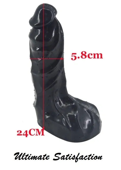 Thick Realistic Penis Dildo Black