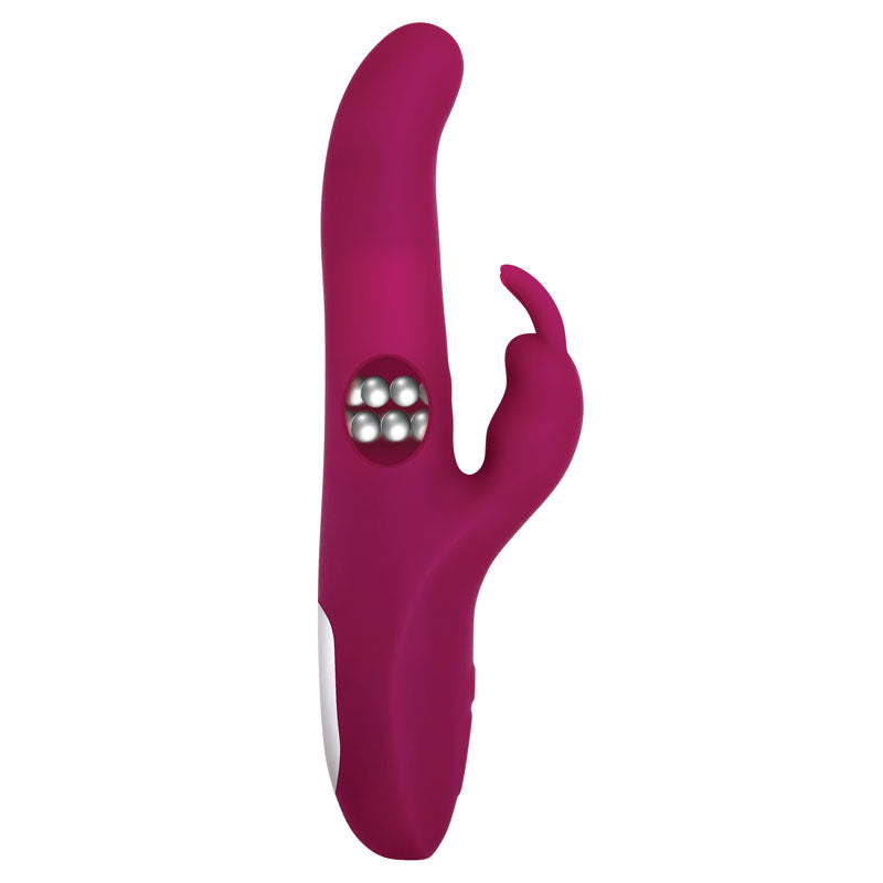 Adam & Eve Eve's Twirling Rabbit Thruster Purple 24.1 Cm Usb Rechargeable Thrusting Rabbit Vibrator