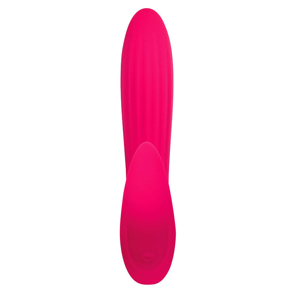 Adam & Eve Eves Bliss Vibrator Pink 17.8 Cm Usb Rechargeable Rabbit Vibrator